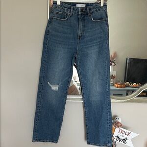 LOFT Women's Straight Leg Jeans - Medium Blue